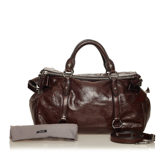 Miu Miu - Woman - Brown - Shoulder Bag